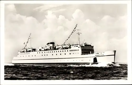 Ak Hochseefährschiff Theodor Heuss, Deutsche Bundesbahn, Ansicht Steuerbord