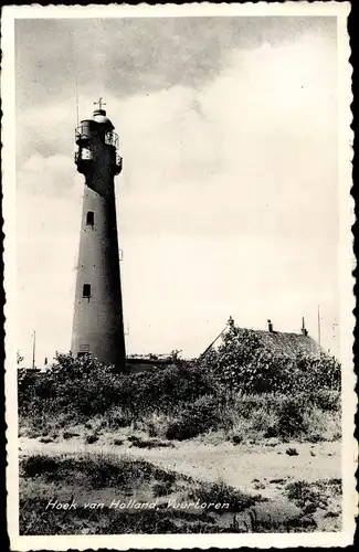 Ak Hoek van Holland Rotterdam Südholland Niederlande,Vuurtoren