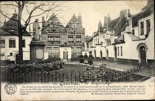Ak Kortrijk Courtrai Westflandern,Le Beguinage