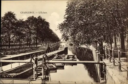 Ak Charleroi Wallonien Hennegau, l'Ecluse