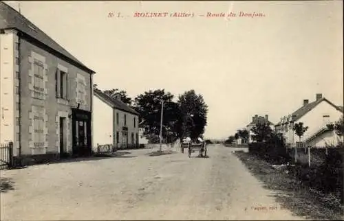 Ak Molinet Allier, Route du Donjon