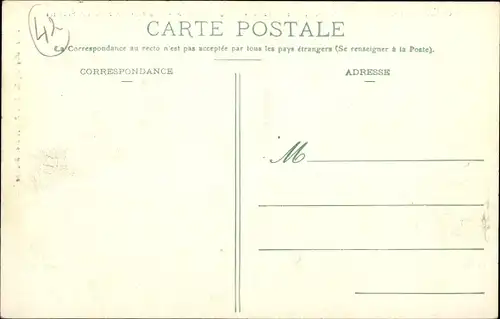 Ak Roanne Loire, Grand Concours Musical International 1908, Gare