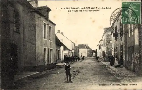 Ak La Meilleraye de Bretagne Loire Atlantique, La Route de Chateaubriant