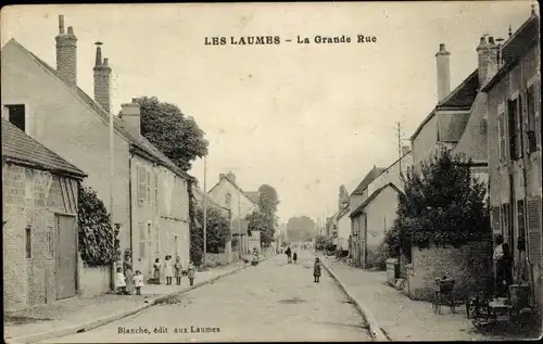 Ak Venarey les Laumes Cote d'Or, La Grande Rue