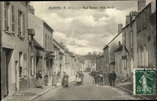 Ak Auneau Eure et Loir, Rue Basse