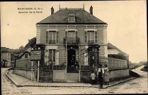 Ak Maintenon Eure et Loir, Quartier de la Ferté