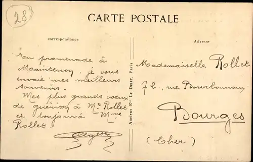 Ak Maintenon Eure et Loir, Quartier de la Ferté