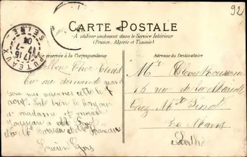 Ak Puteaux Hauts de Seine, Rue de la Republique, Kinder