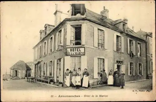 Ak Arromanches Calvados, Hôtel de la Martine