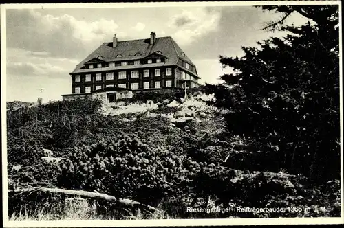 Ak Schlesien, Riesengebirge, Reifträgerbaude