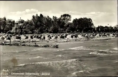 Ak Ostseebad Scharbeutz in Holstein, Strand