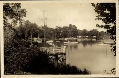 Ak Eutin in Ostholstein, Segelschiffhafen