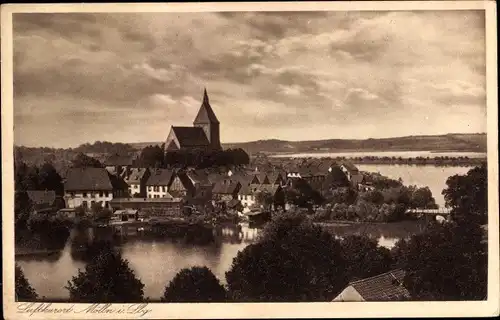 Ak Mölln im Herzogtum Lauenburg, Ortsansicht, Kirche