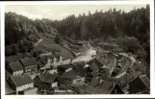 Ak Rübeland Oberharz am Brocken, Hotel Bodetal, Ortsansicht