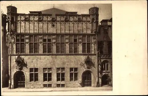 Ak Köln am Rhein, Gürzenich, Außenansicht