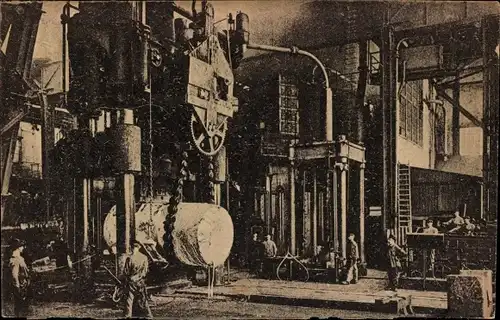 Ak Essen im Ruhrgebiet, Krupp Fabrik, Pressbau