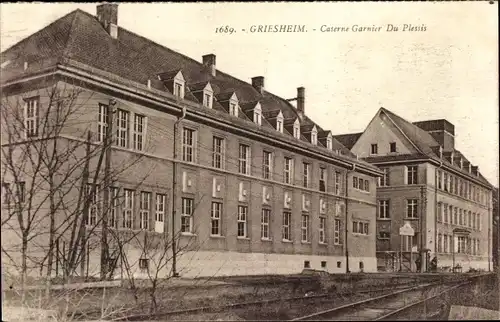 Ak Griesheim bei Darmstadt, Caserne Garnier Du Plessis