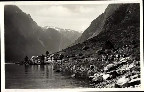 Ak Gudvangen Norwegen, Panorama