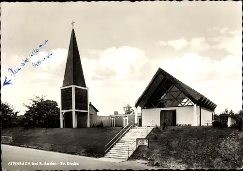Ak Steinbach Baden Baden, Ev. Kirche
