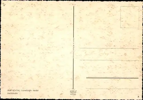 Ak Soltau Lüneburger Heide Niedersachsen, Marktstraße, Straßenpartie, Geschäfte