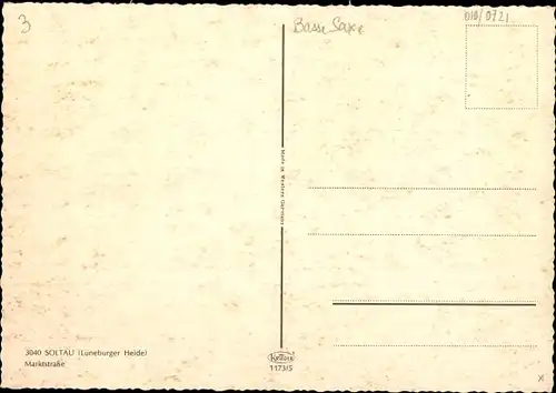 Ak Soltau Lüneburger Heide Niedersachsen, Marktstraße, Straßenpartie, Geschäfte