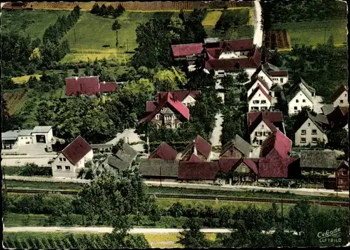 Ak Siebeldingen Birkweiler an der Weinstraße, Teilansicht, Gasthaus Sonnenhof