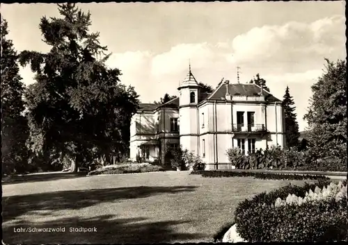 Ak Lahr im Schwarzwald Baden, Stadtpark