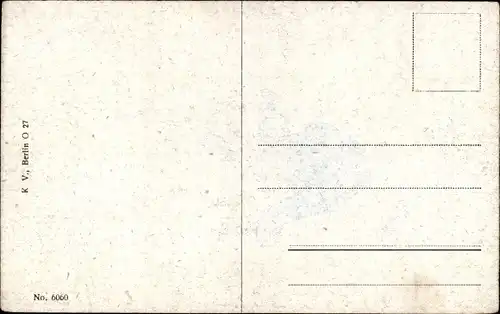 Künstler Ak Gänse an einem Seeufer, Wiese