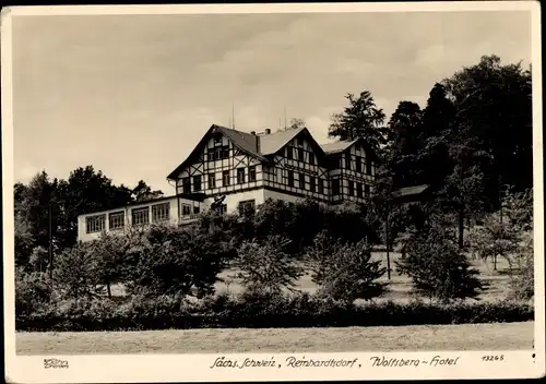Ak Reinhardtsdorf Schöna Sächsische Schweiz, Wolfsberg Hotel, Hahn 13265