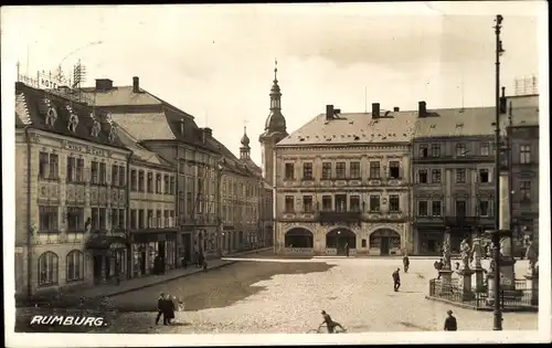 Ak Rumburk Rumburg Region Aussig, Marktplatz