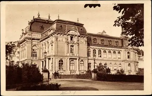 Ak Karlovy Vary Karlsbad Stadt, Kurhaus, Bad I.