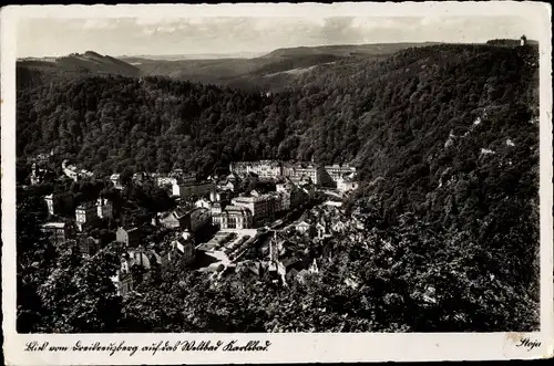 Ak Karlovy Vary Karlsbad Stadt, Gesamtansicht