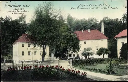 Ak Liegau Augustusbad Radeberg Sachsen, Radeberger Haus, Kaffeehaus, Herrenhaus