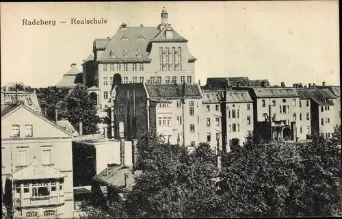 Ak Radeberg in Sachsen, Realschule