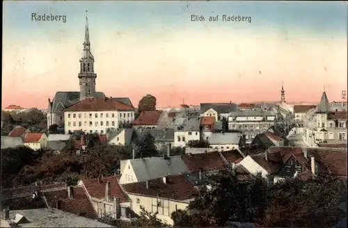 Ak Radeberg in Sachsen, Teilansicht