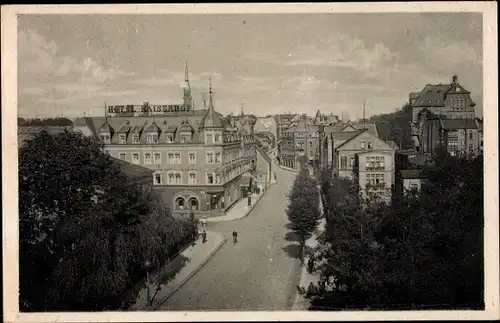 Ak Radeberg Sachsen, Hauptstraße mit Realschule