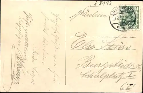 Ak Radeberg in Sachsen, Teilansicht mit Kirche