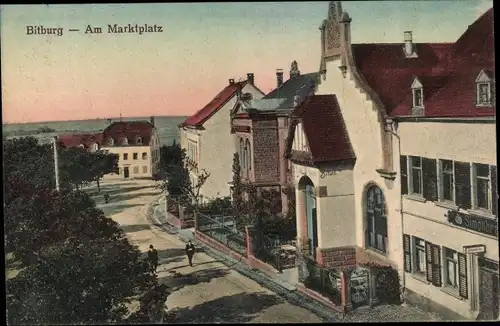 Ak Bitburg in der Eifel, Marktplatz