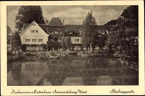 Ak Neuvandsburg West Velbert, Diakonissen Mutterhaus, Bleibergquelle