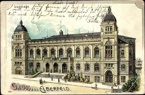 Litho Elberfeld Wuppertal, Stadthalle