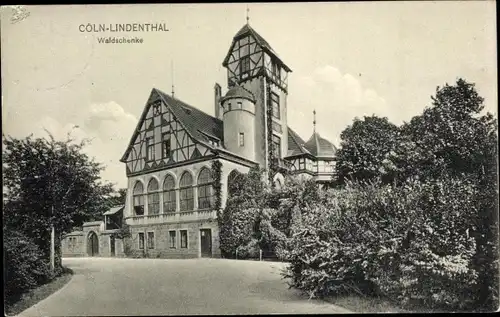 Ak Lindenthal Köln am Rhein, Waldschenke