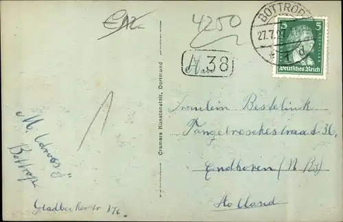 Ak Bottrop im Ruhrgebiet, Totalansicht