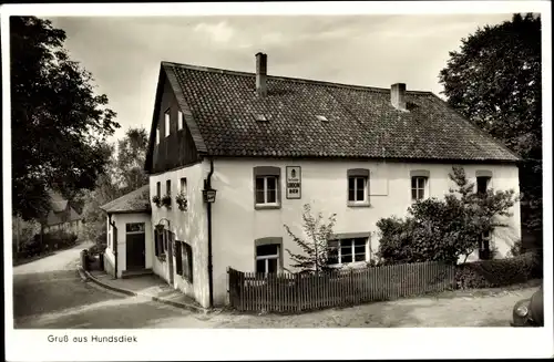 Ak Hundsdiek Hagen in Westfalen Ruhrgebiet, Pension, Rudolf Piepenstock