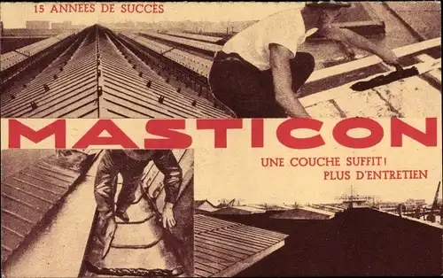 Ak Reklame, Masticon, Etablissements V. Balot, Alfortville