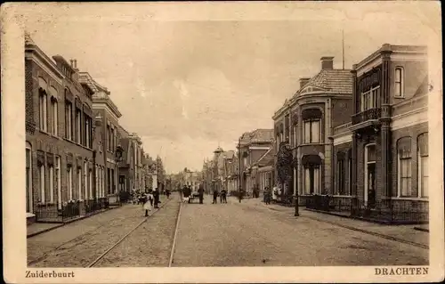 Ak Dragten Drachten Friesland Niederlande, Zuiderbuurt