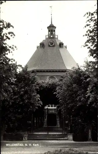 Ak Willemstad Nordbrabant Niederlande, Ned. Herv. Kerk