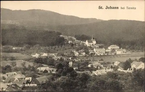Ak Sankt Johann am Steinfeld Ternitz in Niederösterreich, Ort mit Umgebung