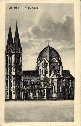 Ak Geldrop Nordbrabant Niederlande, R. K. Kerk