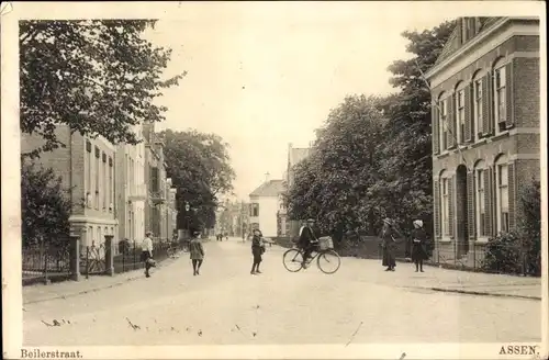 Ak Assen Drenthe Niederlande, Beilerstraat