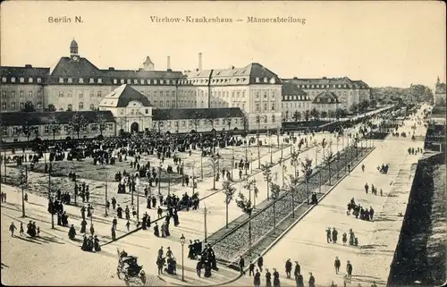 Ak Berlin Wedding, Virchow Krankenhaus, Männerabteilung